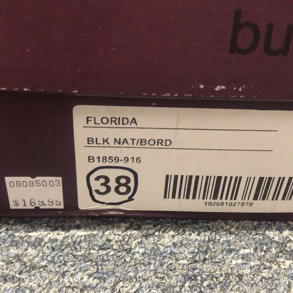 Bueno Florida BLK NAT/BORD, Size 38, NWT - Picture 8 of 9